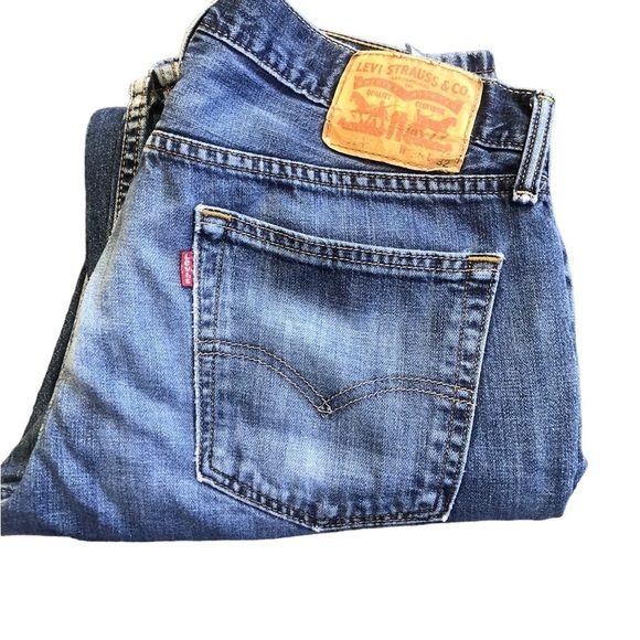 Men's Levi’s 514 High Rise Mom Straight Leg Jeans Ripped/Distressed - Picture 5 of 11